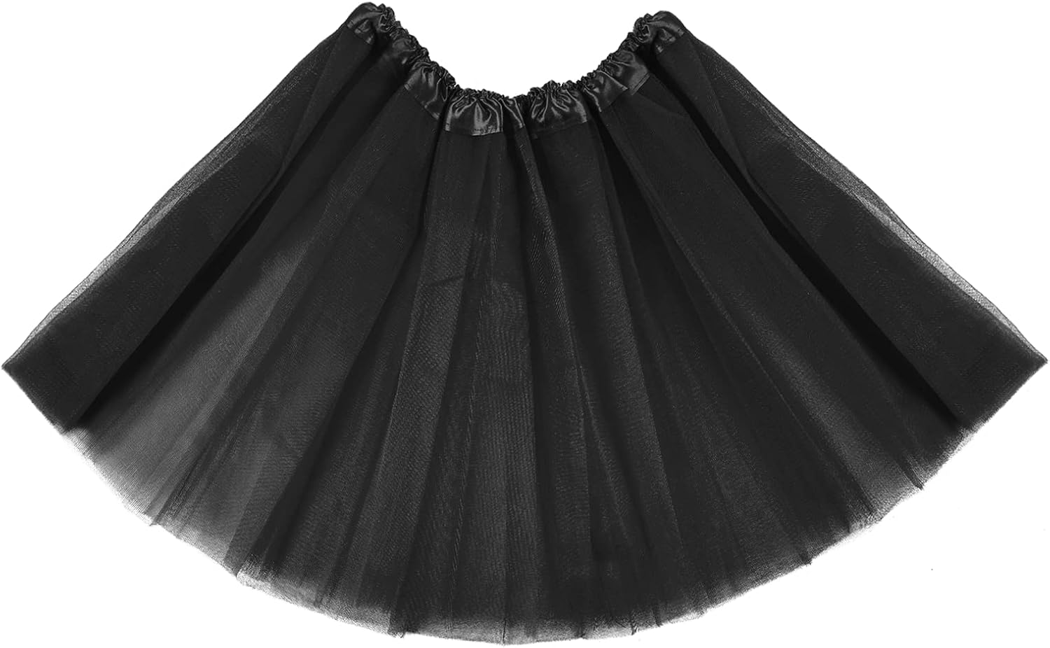 1 Pack Adult Tulle Tutu Skirt Women'S Vintage Tulle Bubble Tutu Skirt Prom Party Skirt Elastic 3 Layer for Women and Teens