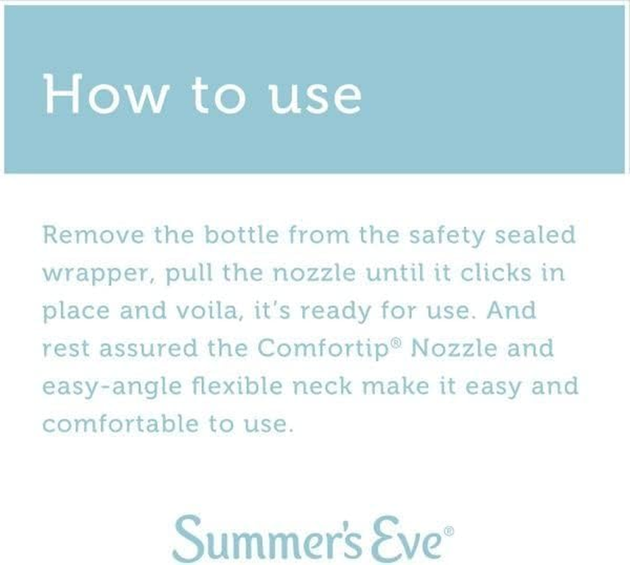 Summer'S Eve Extra Cleansing Douche Vinegar & Water 4.5 Ounces Bottles (Pack of 12) image number 4