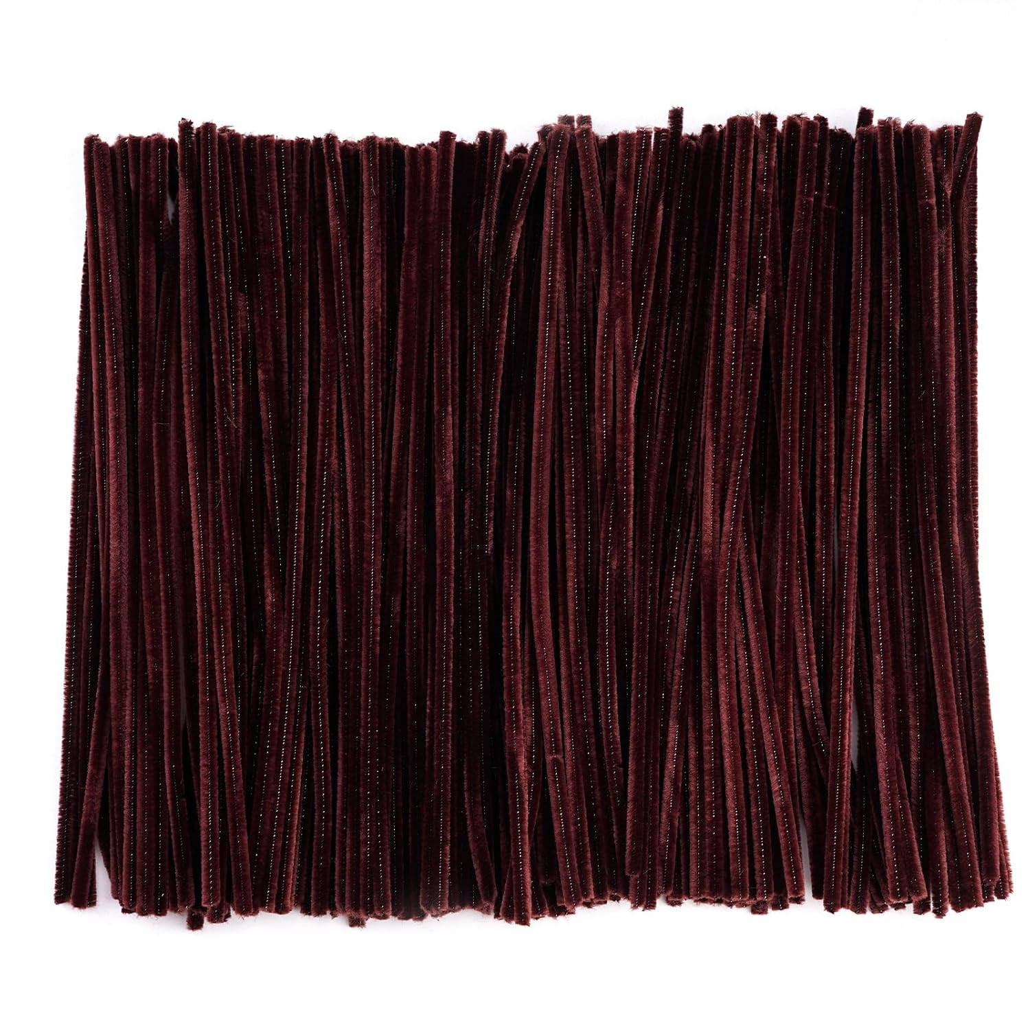 Caydo 200 Pieces Brown Pipe Cleaners Craft Chenille Stems for DIY Art Creative Crafts Party Decorations (12 Inch X 6 Mm) image number 4