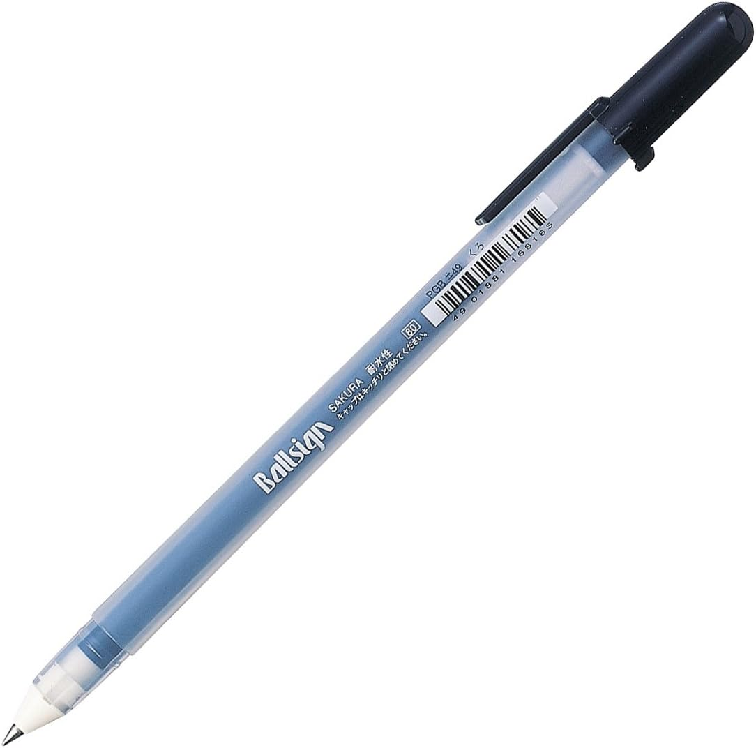 Sakura Gel Ink Ballpoint Pen, Ball Sign (Gelly Roll) 12 Color Set (PGB12)