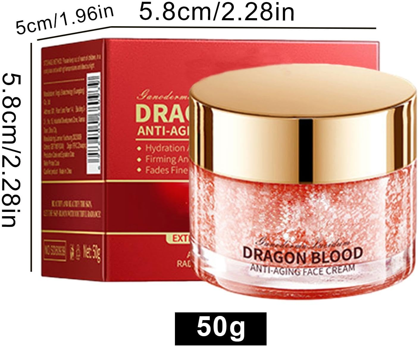 Dragons Blood Easy Cream, 50 G, Firm Anti-Wrinkle Cream for Women Skincare, Moisturising Cream Nourishing Rejuvenating Cream, Plump and Smooth Skin as Well as Moisturising, Radiant Skin