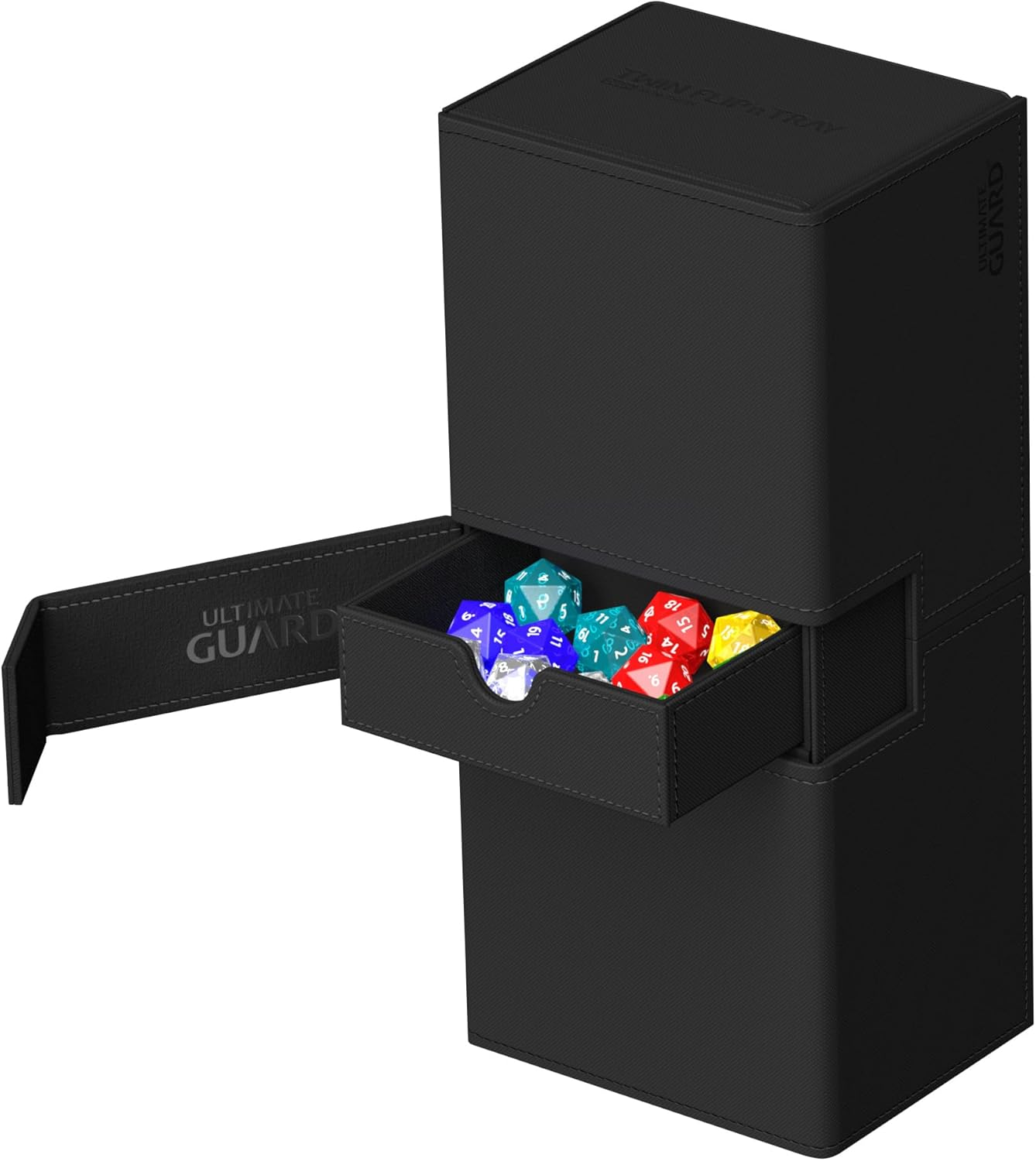 Ultimate Guard 266 plus Xenoskin Twin Flip N Tray Deck Case, Black image number 2