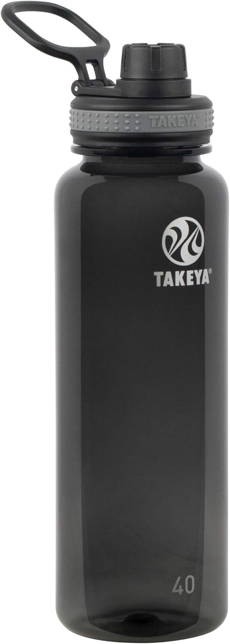 Takeya Tritan Sports Water Bottle with Spout Lid, 40 Oz, Ocean
