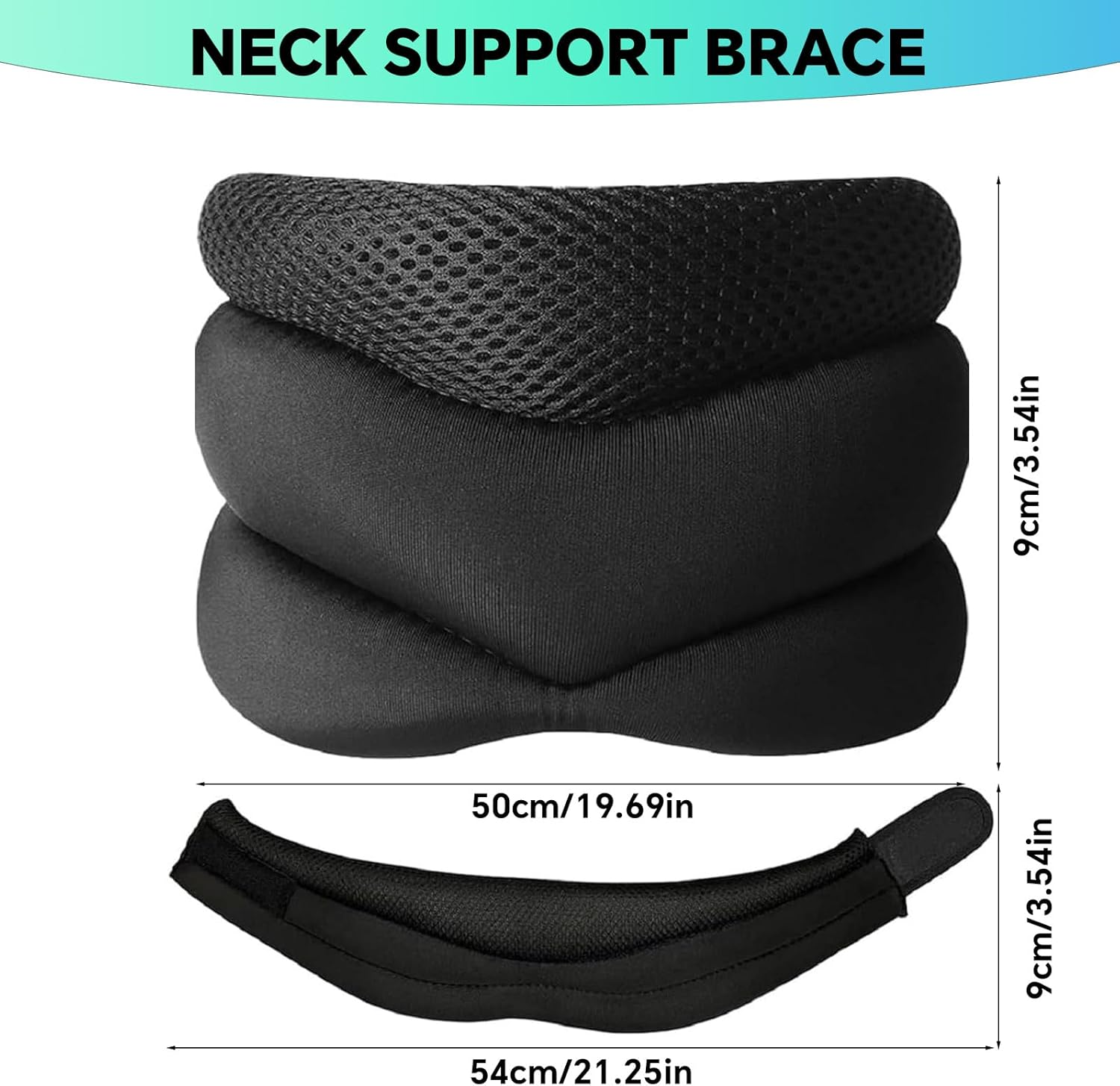 Vitavix anti Snoring Neck Support Brace, Adjustable Soft Foam Cervical Collar for Sleeping, Ergonomic Neck Support for Snore Relief & Cervical Spine Pressure, Comfortable Sleep Aid for Men & Women image number 5