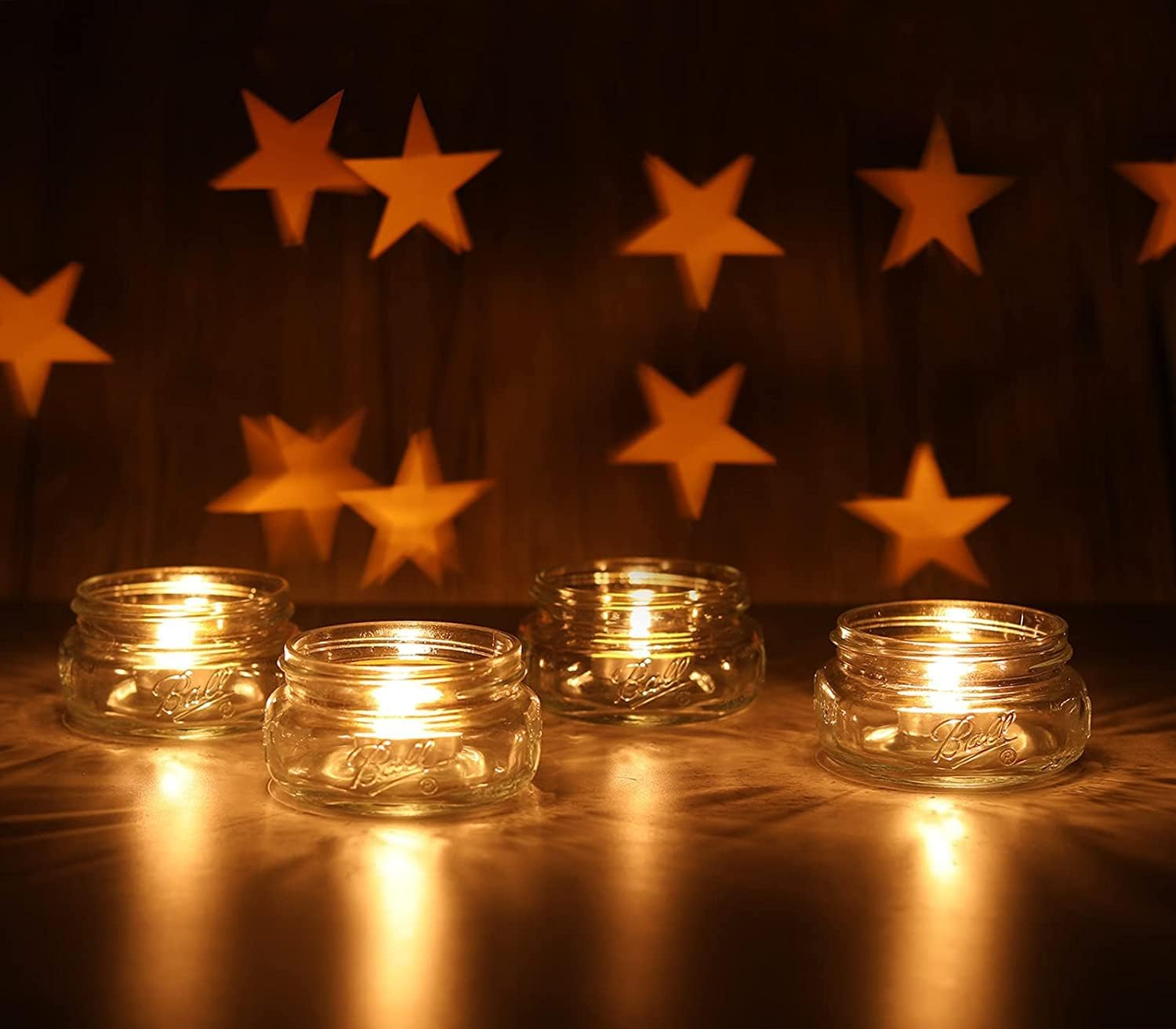 RROAD Mason Jars 8 Oz - 4 Pack Glass Canning Jars with Silver Airtight Lids and Band Small Mason Jars, Honey Canning, Jam Canning, Jelly Canning,With 1Pc Spoon image number 6