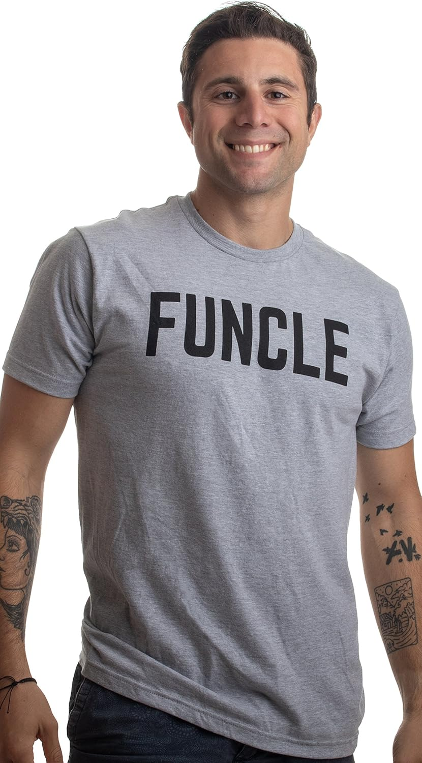 Funcle | Fun Funny Uncle New Baby Pregnancy Maternity Niece Nephew Men T-Shirt image number 2