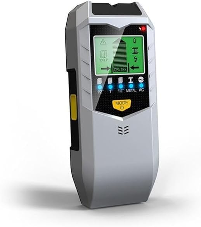 Detector, 5-In-1 Wall Scanner Detector with LCD Display and Acoustic Alarm, Multifunctional Stud Finder for Locating Metal Pipes Wooden Beams, Power Lines image number 4
