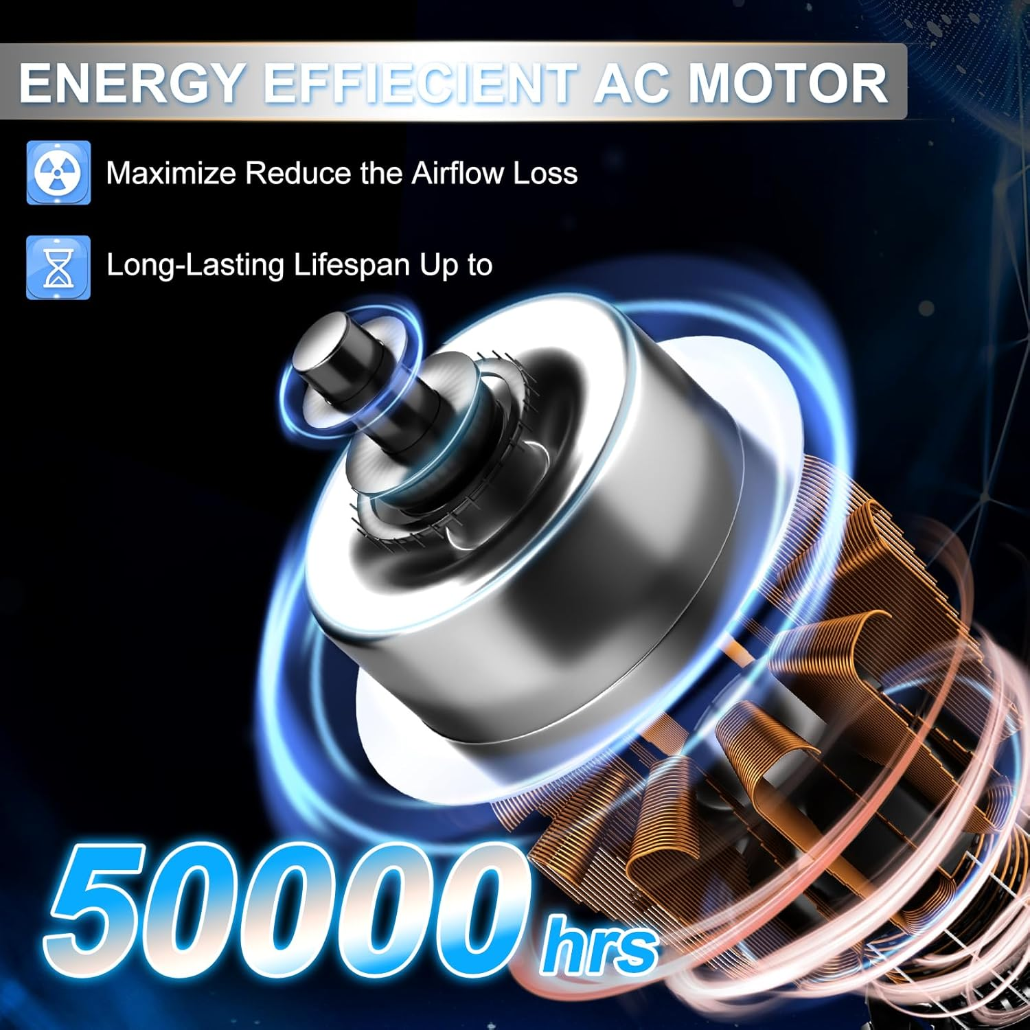 Fangofast Flue Duct Fan 100 Mm Inline Duct Fan Exhaust Fan 230 V Quiet with IEC Socket EU Plug + 1.5 M EU Power Cable for Bathroom, Office, Growth Rooms image number 3