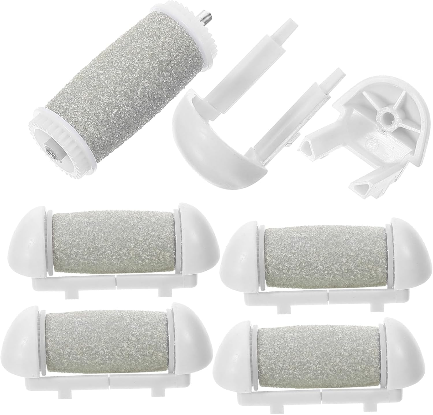 NULYLU 5Pcs Electric Foot File Roller Heads Replacement Roller for Foot Scraper Pedicure Tool Refill image number 4