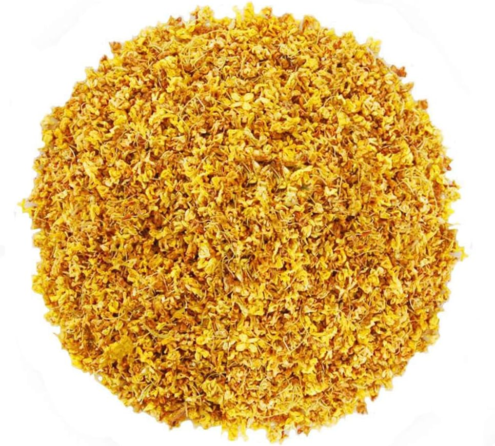 Tooget Fragrant Osmanthus Fragrans Herb Loose Leaf Tea 100% Natural Dried Osmanthus Flower Herbal Tea Top Grade - 2 OZ image number 3