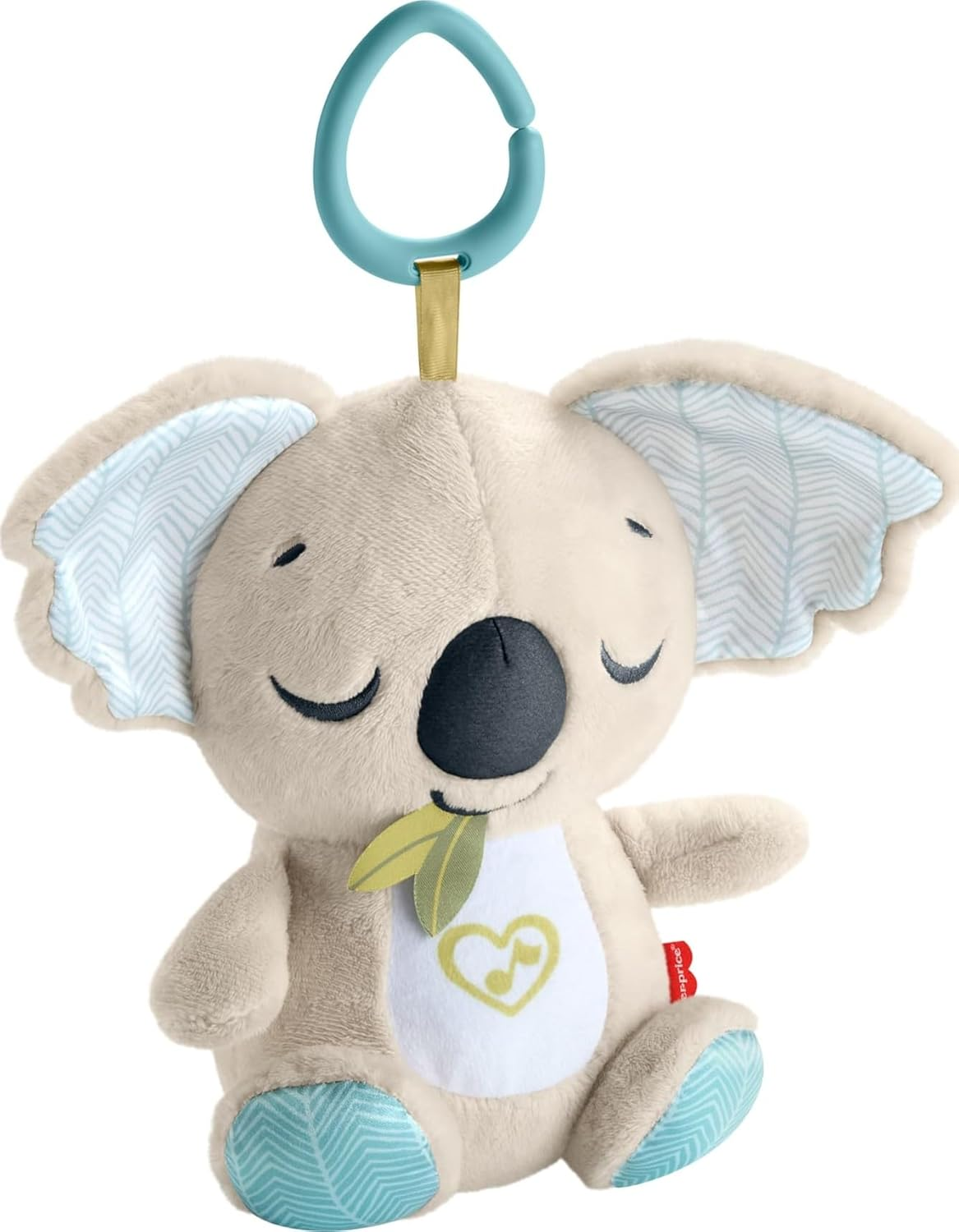 Fisher-Price Baby Toy On-The-Go Koala Soother, Plush Portable Sound Machine with White Noise & Music for Newborns Ages 0+ Months image number 3