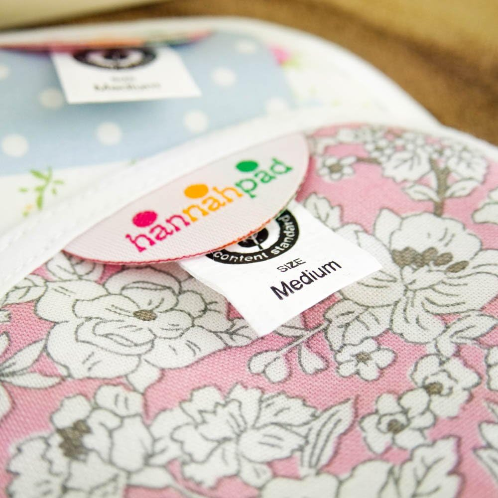 Hannahpad Organic Medium Sanitary Cloth Pad Extra Grip, Medium image number 4