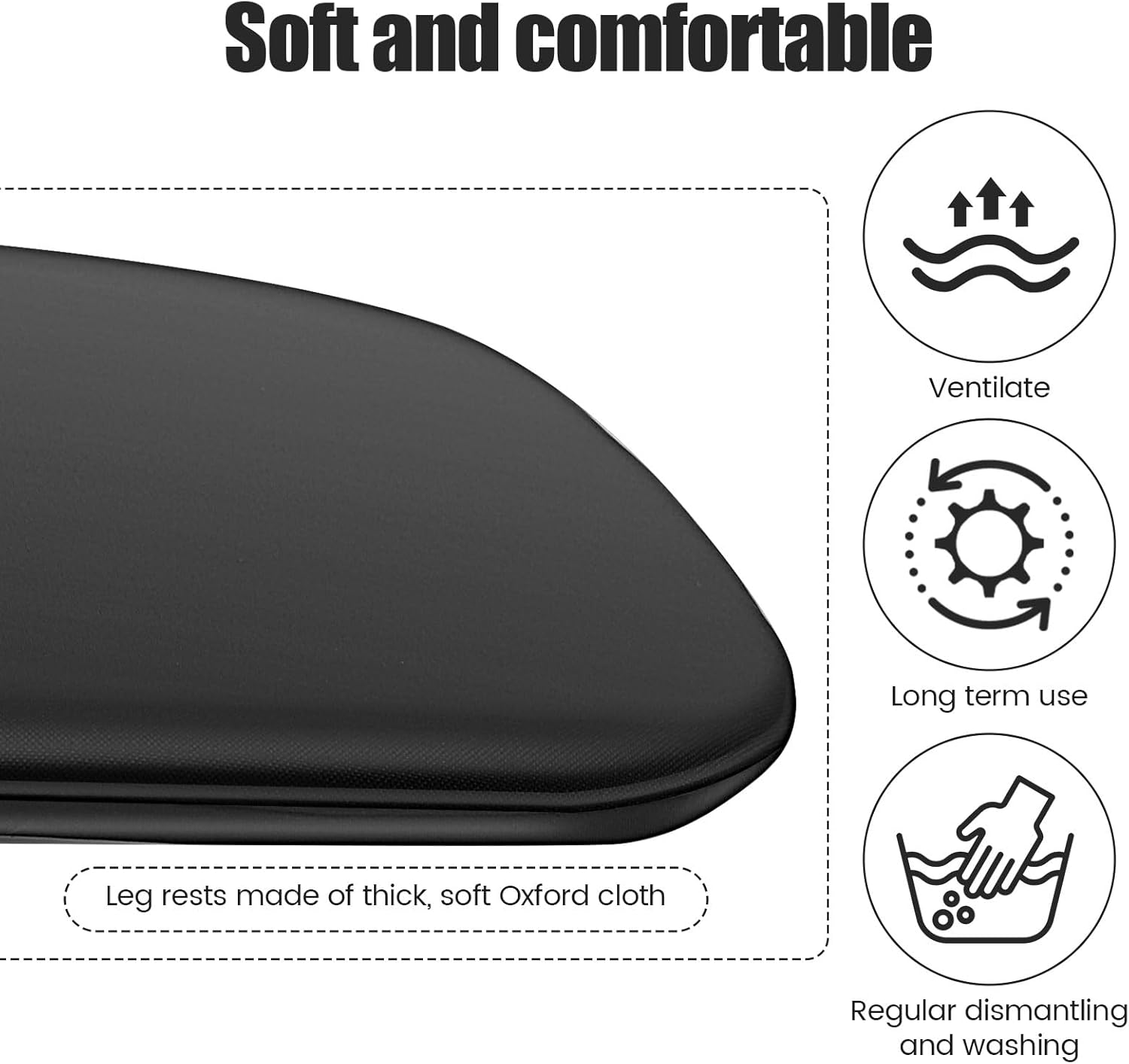 GOKENA Baby Stroller Extension Footrest, Adjustable Pram Feet Extension Footboard, Practical Wear Resistant Stroller Foot Rest for Babyzen YOYO, YOYO2, YOYO+ and YOYO3 Prams image number 5