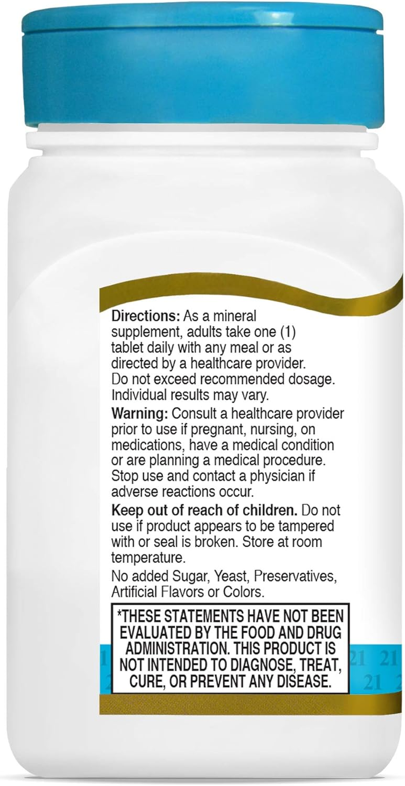 21St Century Health Care Potassium Gluconate 595Mg 110 Tablets image number 3