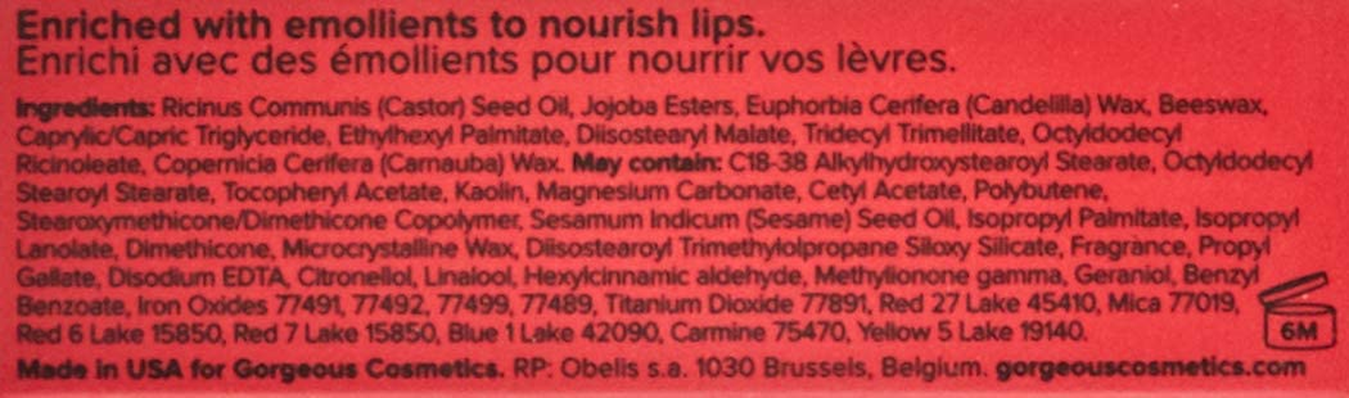 Gorgeous Cosmetics Gorgeous Cosmetics Lipstick, with Vitamin E, Cream Finish - Christine image number 3