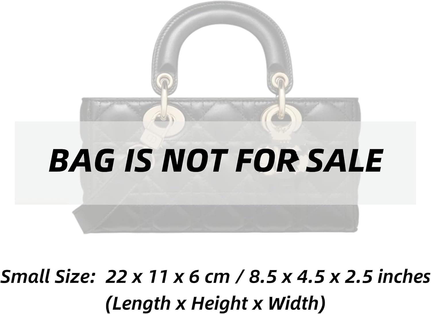 Xoppia Bag Organizer Compatible with Dior Small Lady D-Joy Bag. Felt Insert Liner for Women Handbag. (Beige, Style A: Exposure) image number 5