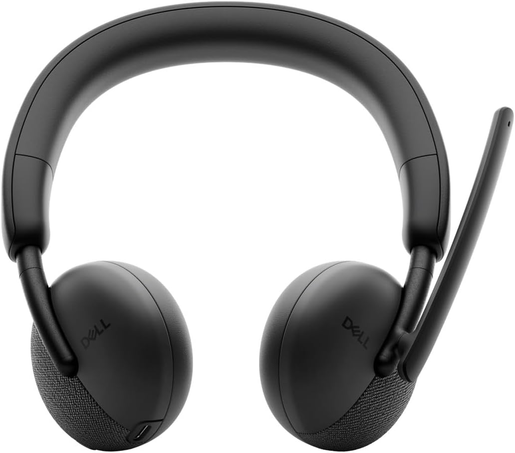 Dell WL3024 Wireless Headset, AI Noise Cancelling Boom Mic, Bluetooth 5.3, Microsoft Teams & Zoom Certified, 25 Hour Talk Time, 3-Warranty image number 4