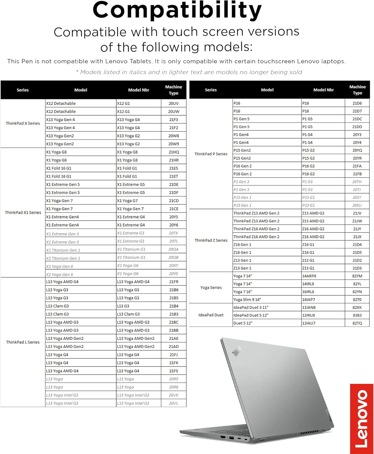Lenovo Precision Pen 2 for Windows Laptops, GX81J19854 image number 3