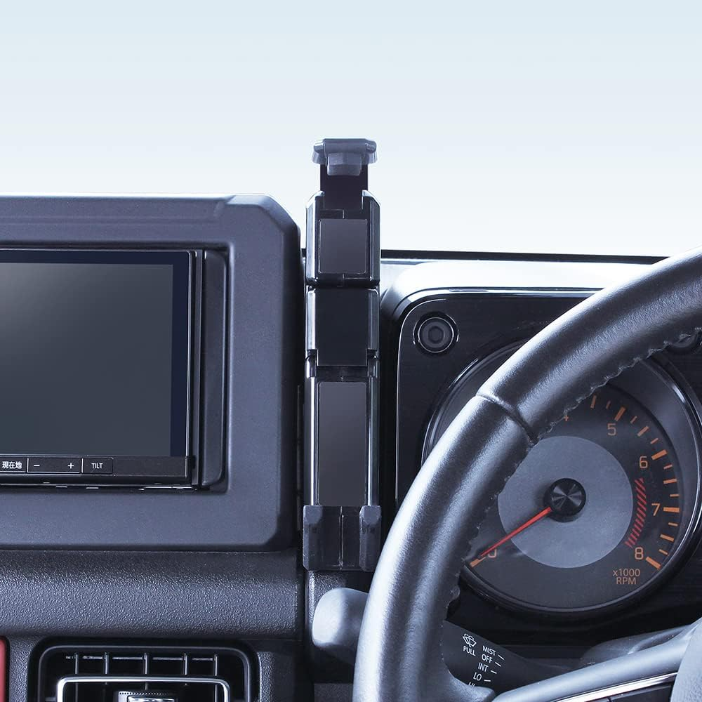 Tsuchiya Yac SY-SZ6 Smartphone Holder for Suzuki JB64/74 Jimny Vehicle Specific Use, Black
