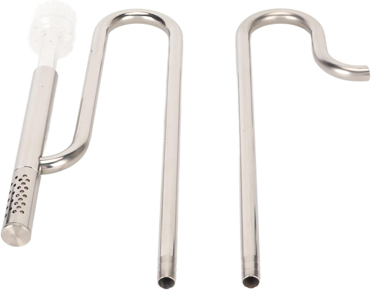 Aquatic Lily Pipe Set, Adjustable Inflow Outflow Lily Pipe with Surface Skimmer, 304 Stainless Steel Fish Tank Lily Pipe with Removable Bottom, Rust Proof, Prevent Corrosion, (12Mm Outlet with 12Mm Deoiling Film Inlet) image number 6