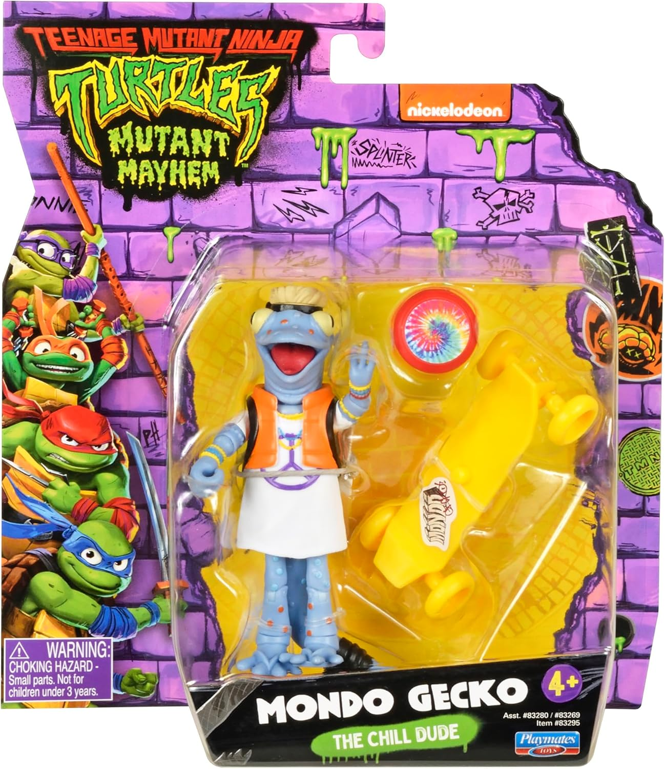 TMNT Mutant Mayhem Basic Figure - Mondo Gecko image number 5