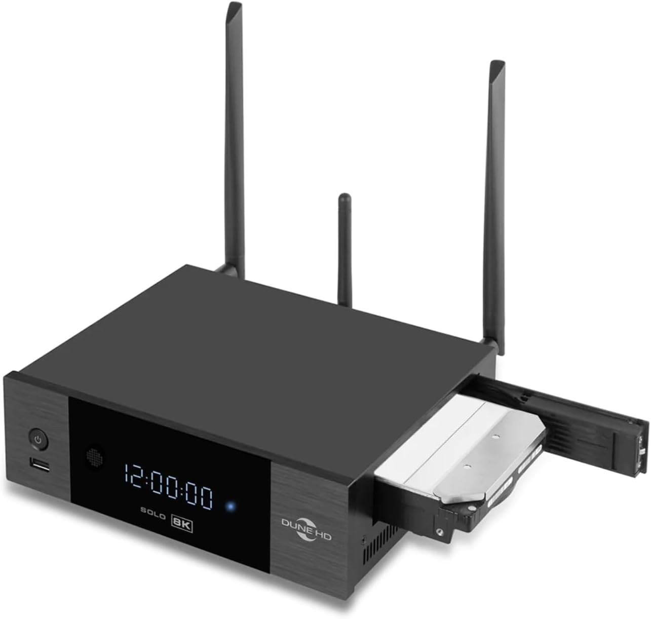 Dune HD Solo 8K, Media Player, Android TV Box, Dolb Visio, Atmo, S928X-K/J, Hd-Audio, HDMI, 2.1A, BT 5.2, Wifi6, 1Gbit, USB 3.0, 8GB / 64GB, 3.5 HDD Rack, Optical/Coaxial S/PDIF, 8Kp60, 4K, 1080P image number 6