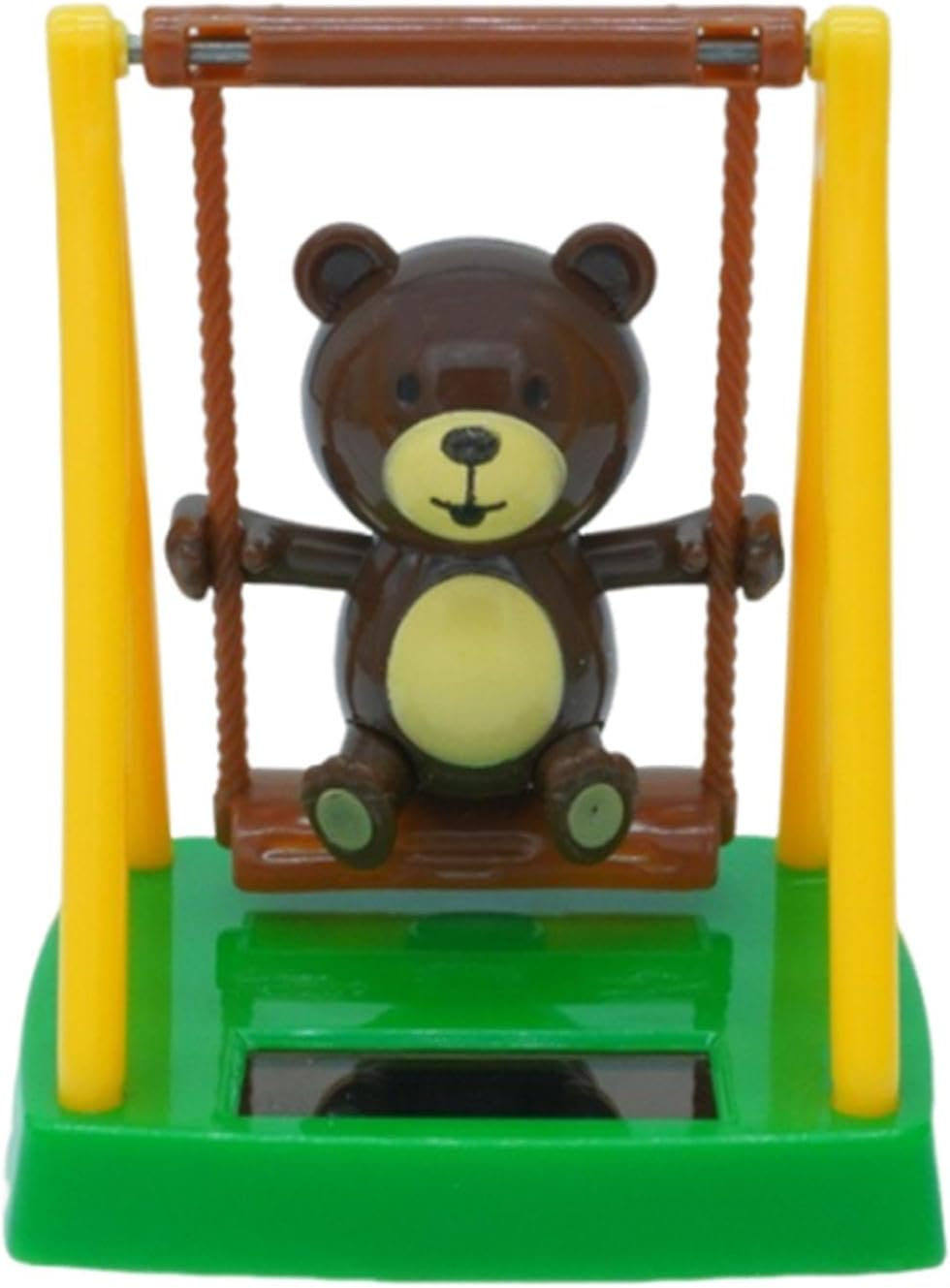 Swinging Bear Solar Toy,Cute Swing Bear Desk and Dashboard Decor Kids Toys - Solar Dancing Bear Toy for Car Office Desk Home Decor image number 6