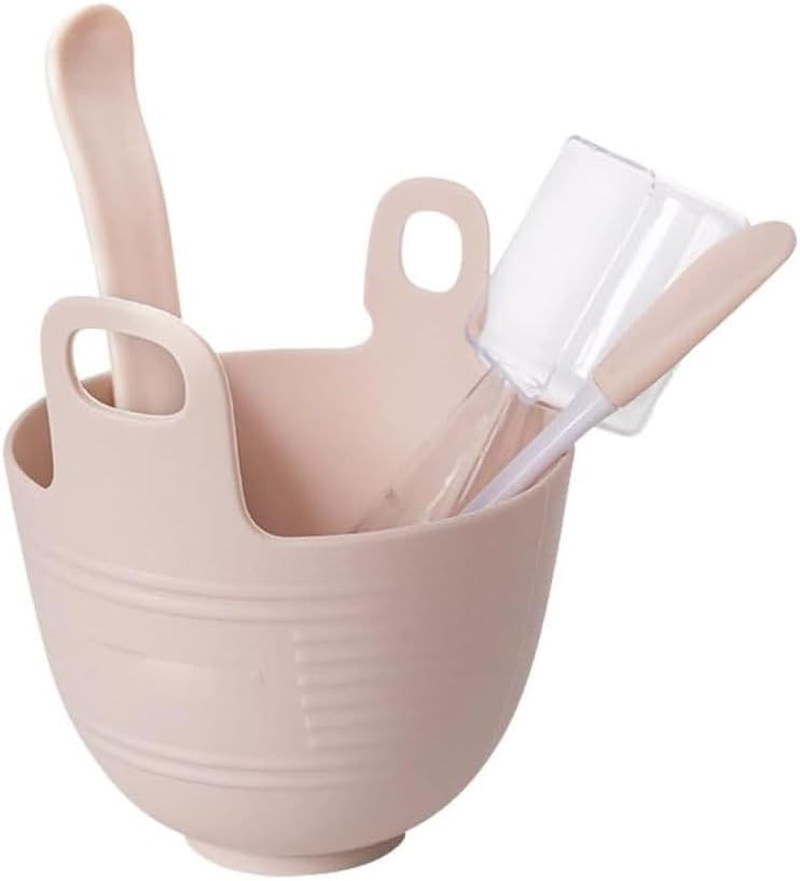 Facemask Mixing Bowl Silicone Facemask Mixing Tool DIY Makeup Mixing Bowl Stylish Facial Skincare Tool with Measuring Spoons