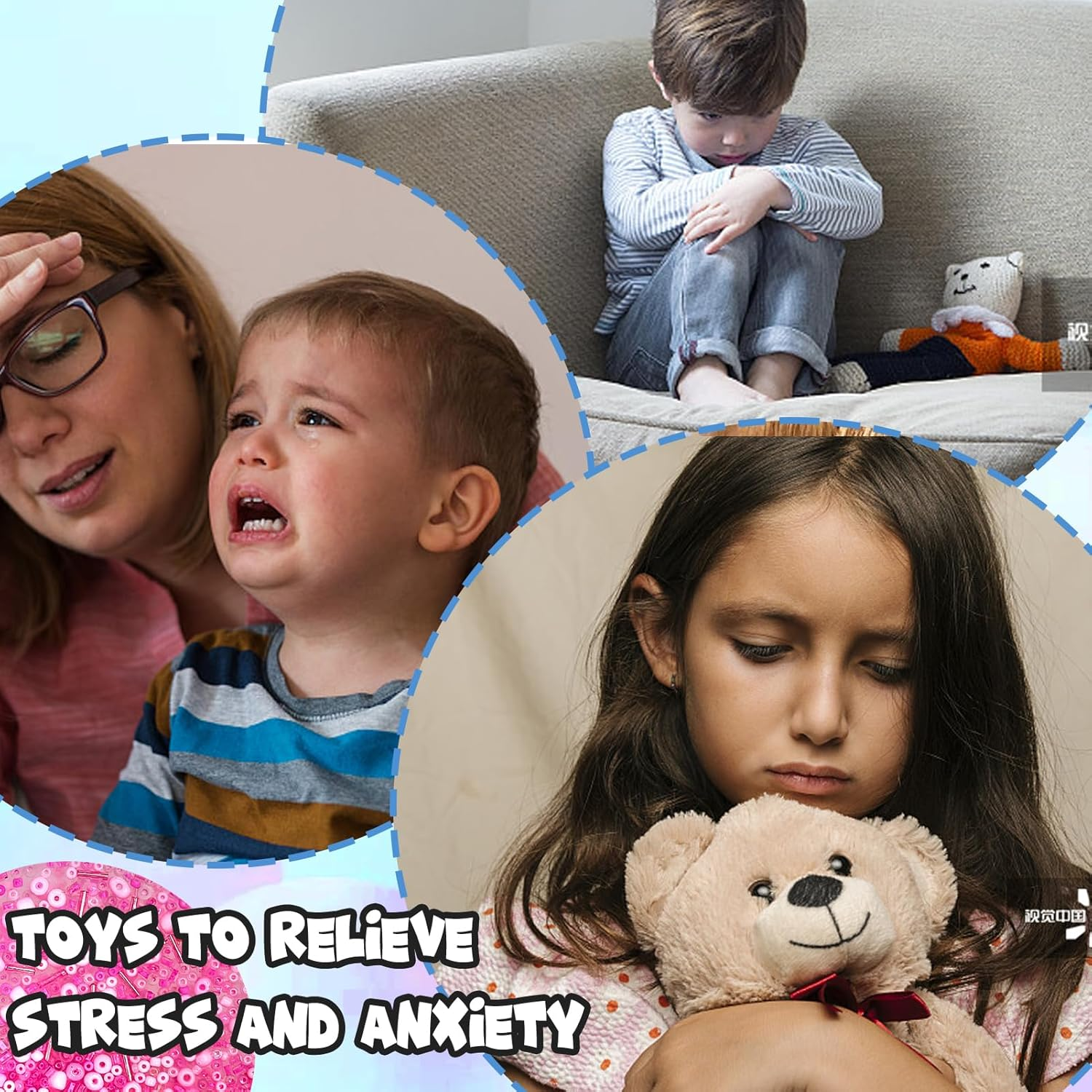 3PCS Picky Pad, Skin Picking Fidget Toys, Picky Pad Fidget, Reusable Sensory Stress and Anxiety Relief Fidget Toys for Adults Teenager image number 6