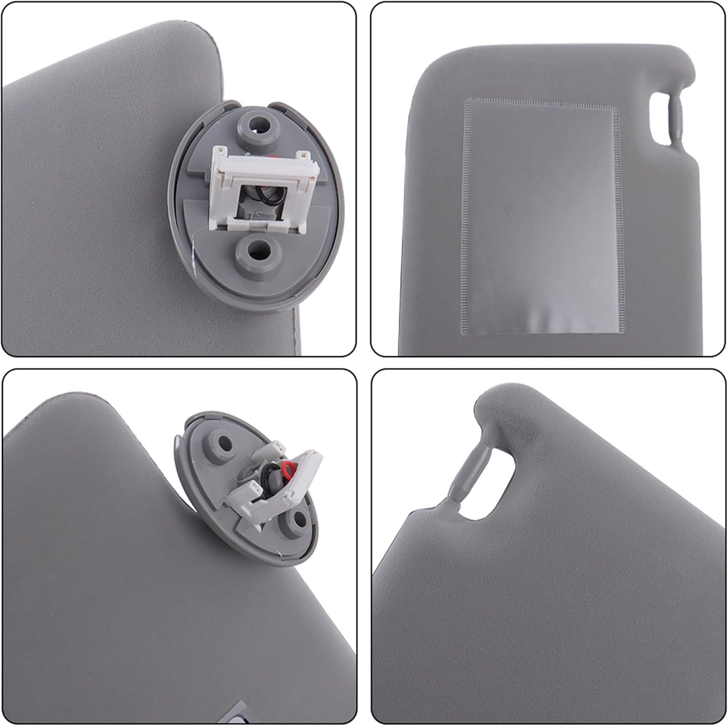 RH Driver Side Sun Visor Gray Replacement for Toyota Prado TRJ RZJ LJ KZJ KDJ GRJ120 Series image number 1