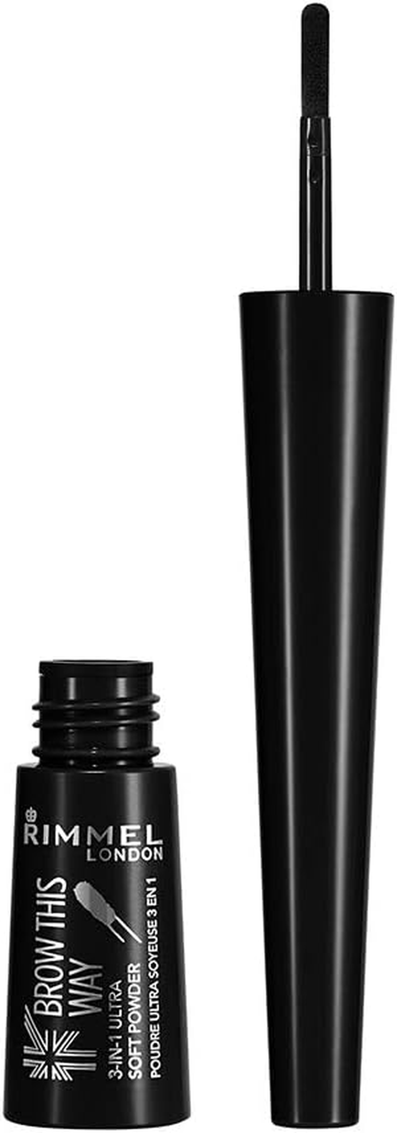 Rimmel London Brow Shake Filling Powder, Dark Brown, 8.3G