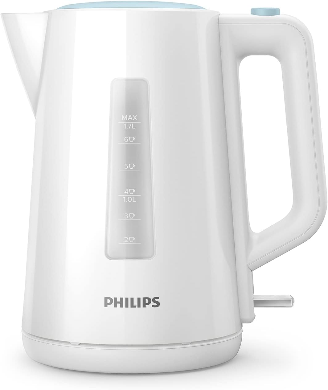 Philips Kettle - 1.7 L Capacity with Control Indicator, Pirouette Base, Black (HD9318/20)