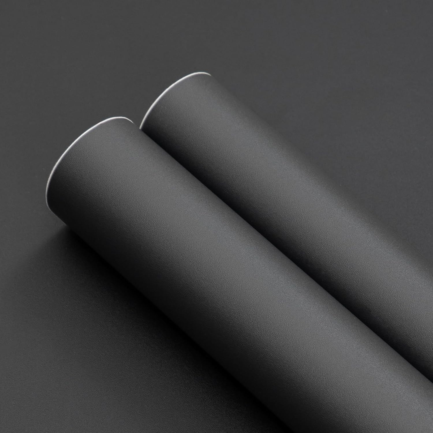 Oxdigi Matte Lead Grey Wallpaper Peel and Stick Contact Paper for Cabinets and Drawers Countertops Shelf Liner Wall Covering, Self Adhesive Decorative Waterproof Removable Thick Vinyl Roll 40X 200 Cm image number 2