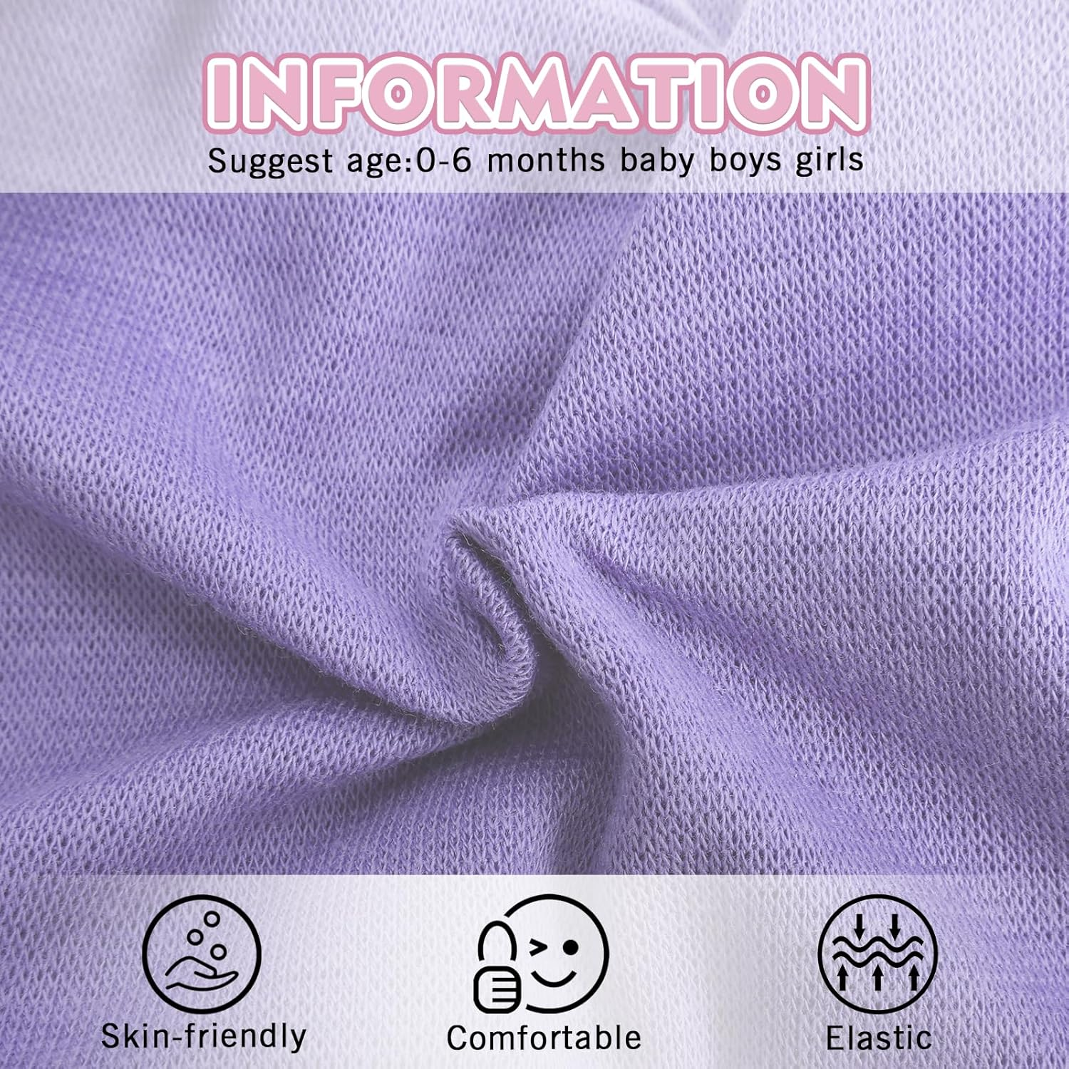 3-Set Soft Cotton Baby Beanie Hat Stretchable, Comfortable and Breathable Knit Cap for Newborn Boys, Seasons &ndash; Baby Gear, Baby Boy Hat image number 5