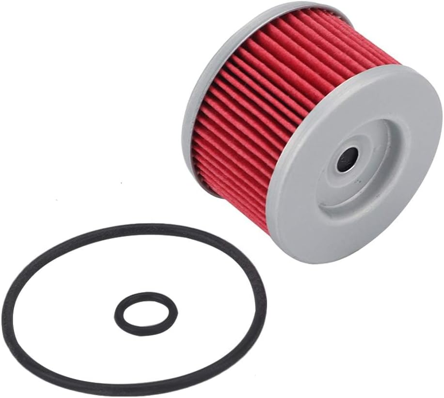 Tvent 3 Packs HF113 Oil Filter 15412-HM5-A10 with O-Rings Fit for TRX420 ATC350X TRX250 TRX300 TRX350 TRX400EX TRX420FE TRX450ES TRX500FE XL250R XL350R XL600R XR200R XR250R XR350R Foreman 500 image number 4