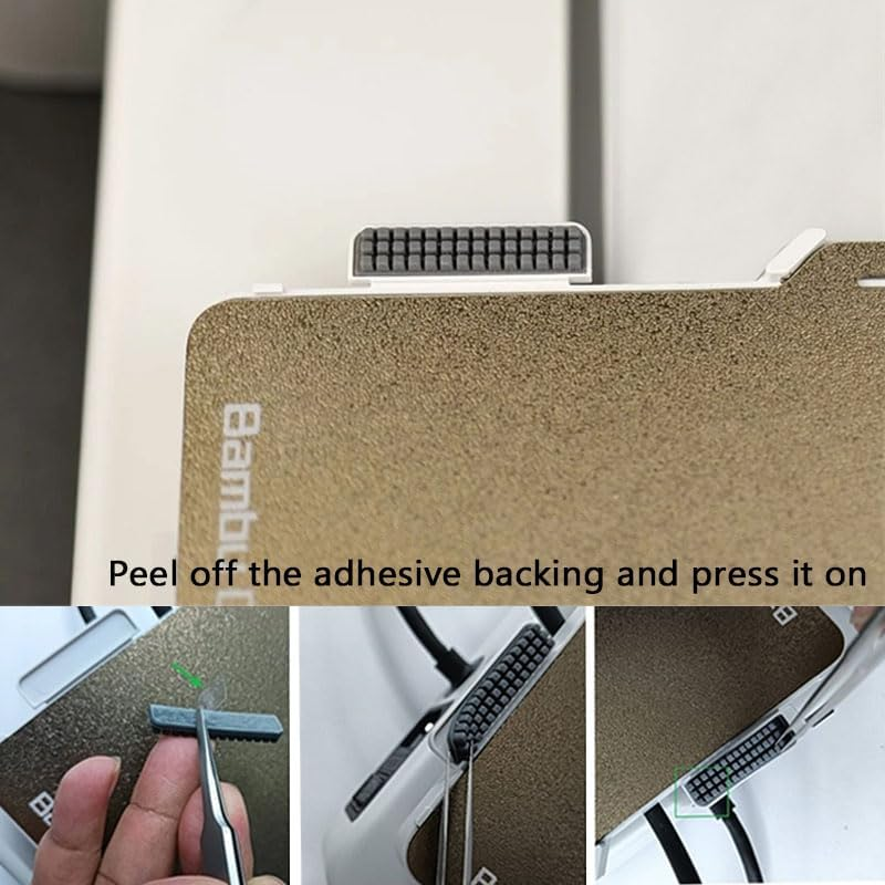 WADY 8 Pcs 3D Printer Silicone Nozzle Brush for Bambu Lab A1,Nozzle Wiper Cleaning Tool for 3D Printer Hotbed,Nozzle Silicone Brush Consumables Cleaning Tool for 3D Printer Hotbed of Printer Parts image number 6