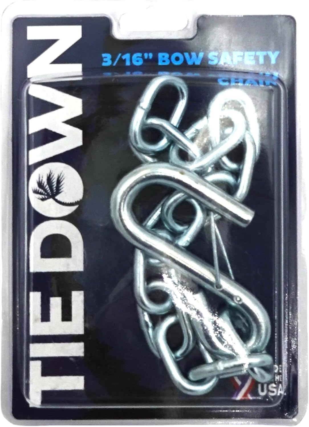 Tie down Trailer Safety Chains with Hooks - Boat Safety Kit - 15" Towing Chain image number 4