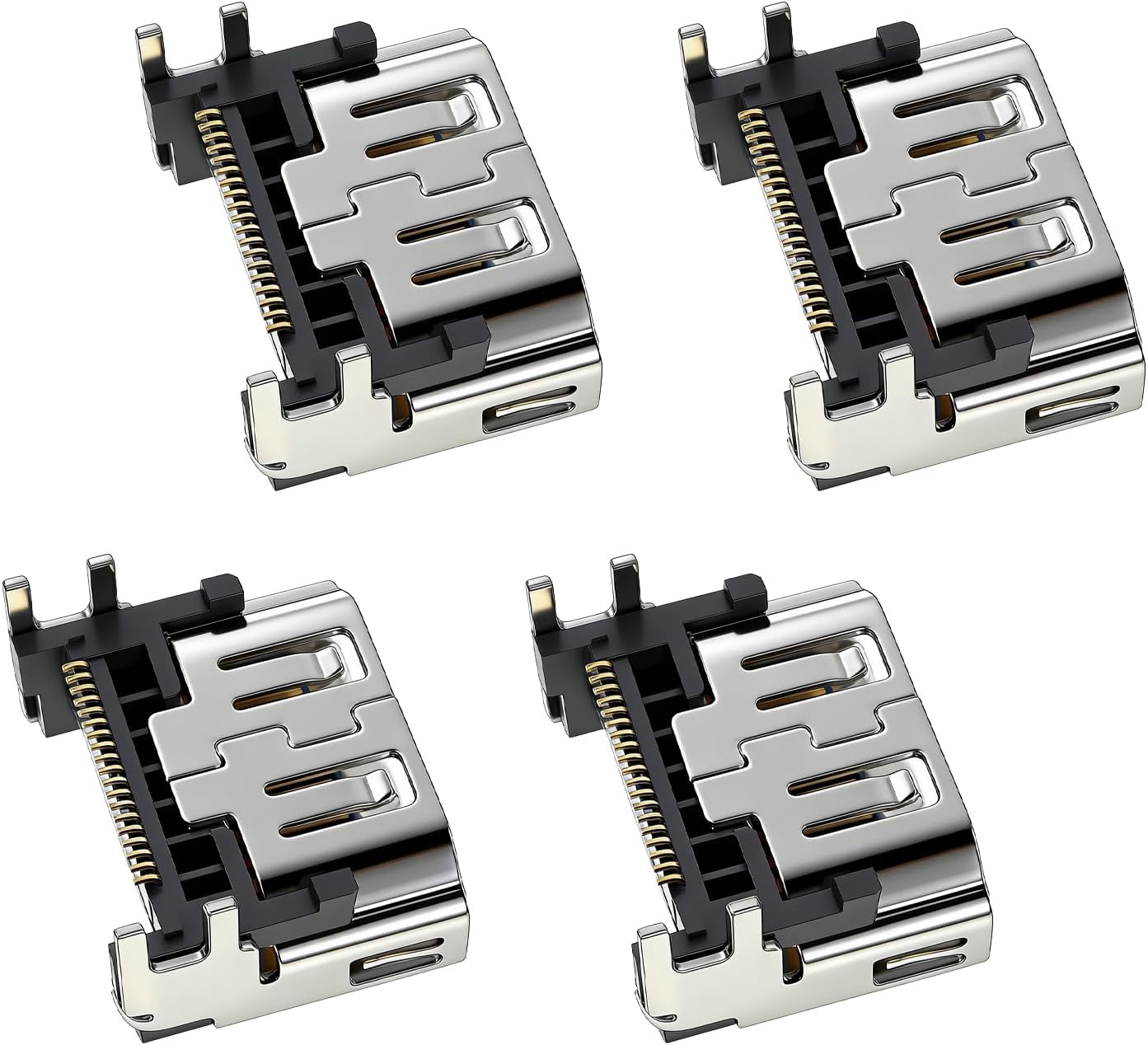 Yxvyxymyxxg 4Pcs HDMI Port Socket Connector Compatible for PS5 Socket Jack Interface Connector Replacement for PS5 Console