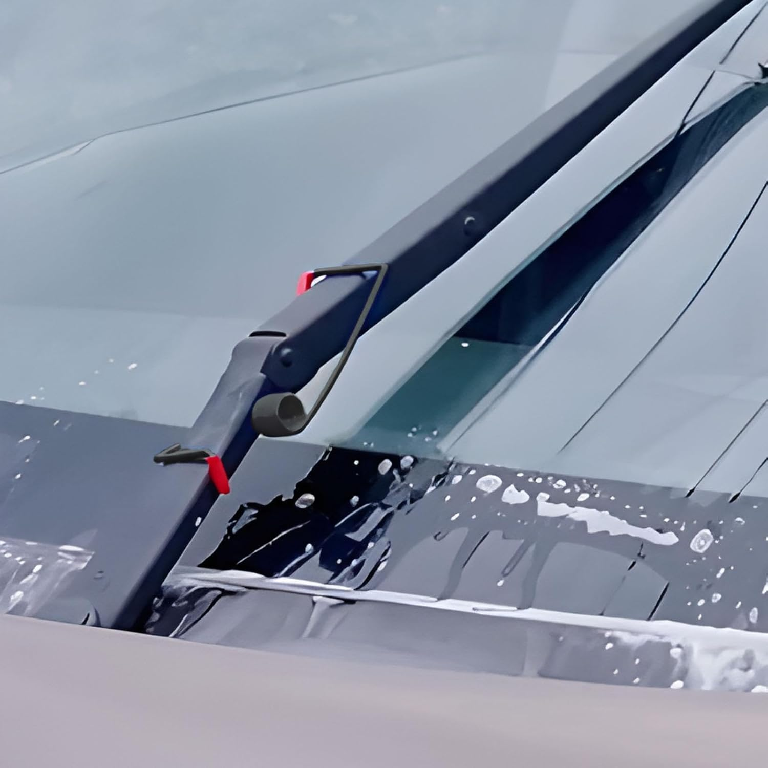 Car Wiper Arm Compression Spring - Aluminum Alloy Windscreen Wiper Spring, 2 Pieces Pressure Boosters | Heavy Duty Aluminum Alloy Easy Installation for Suvs, and Trucks, Upgraded Wiper Blade - Blue image number 6