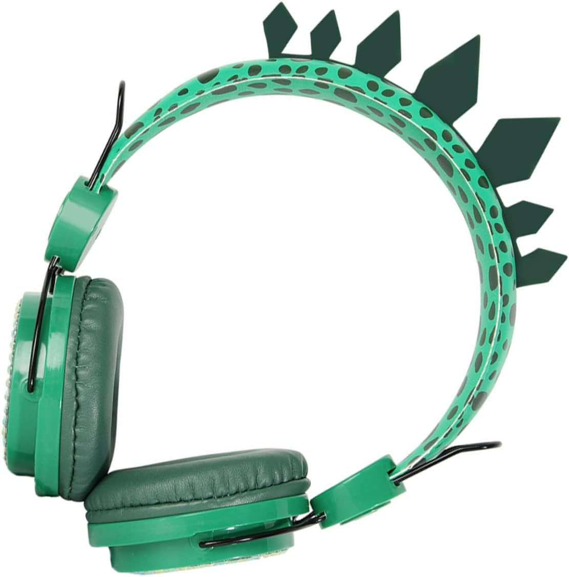 MOLUCKFU Children Headphones with Microphone Dinosaur Design Safe Volume Control for Boys and Girls School Travel Use image number 6