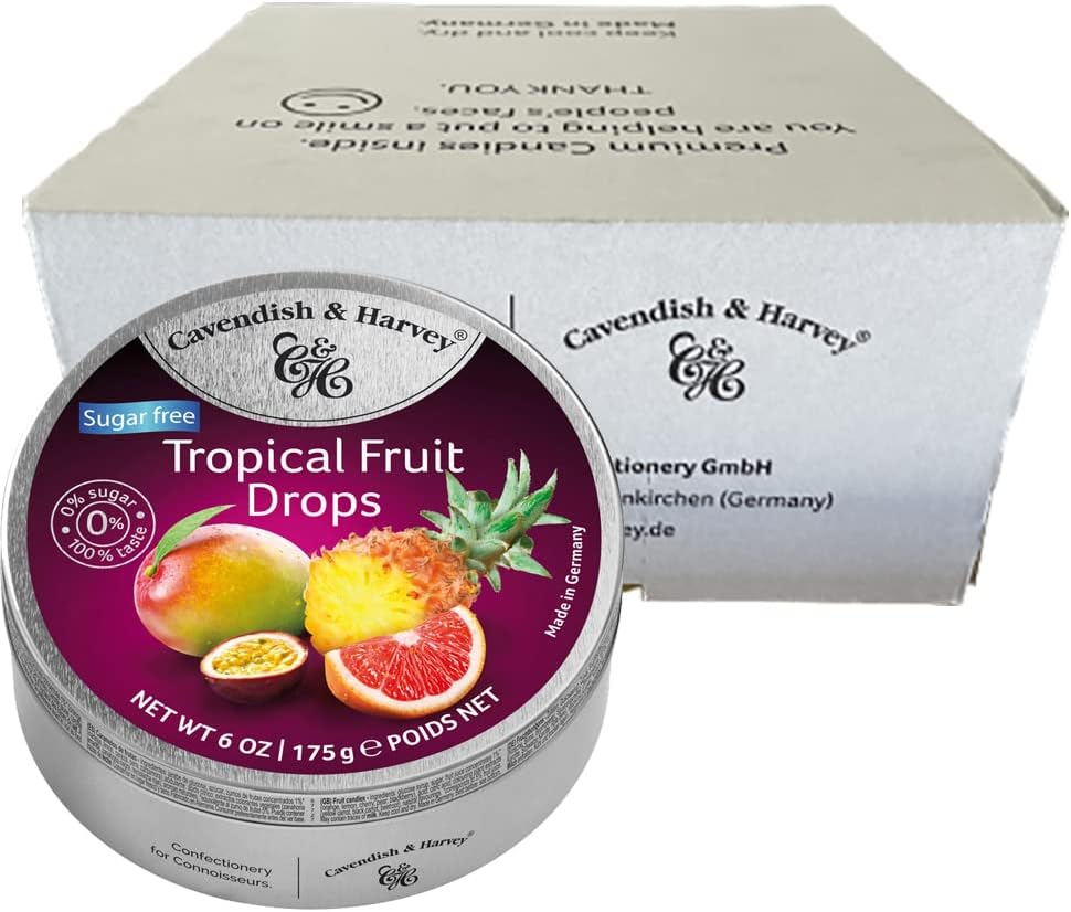 Cavendish & Harvey Tropical Fruit Drops 10 Pack, 10 X 200 G