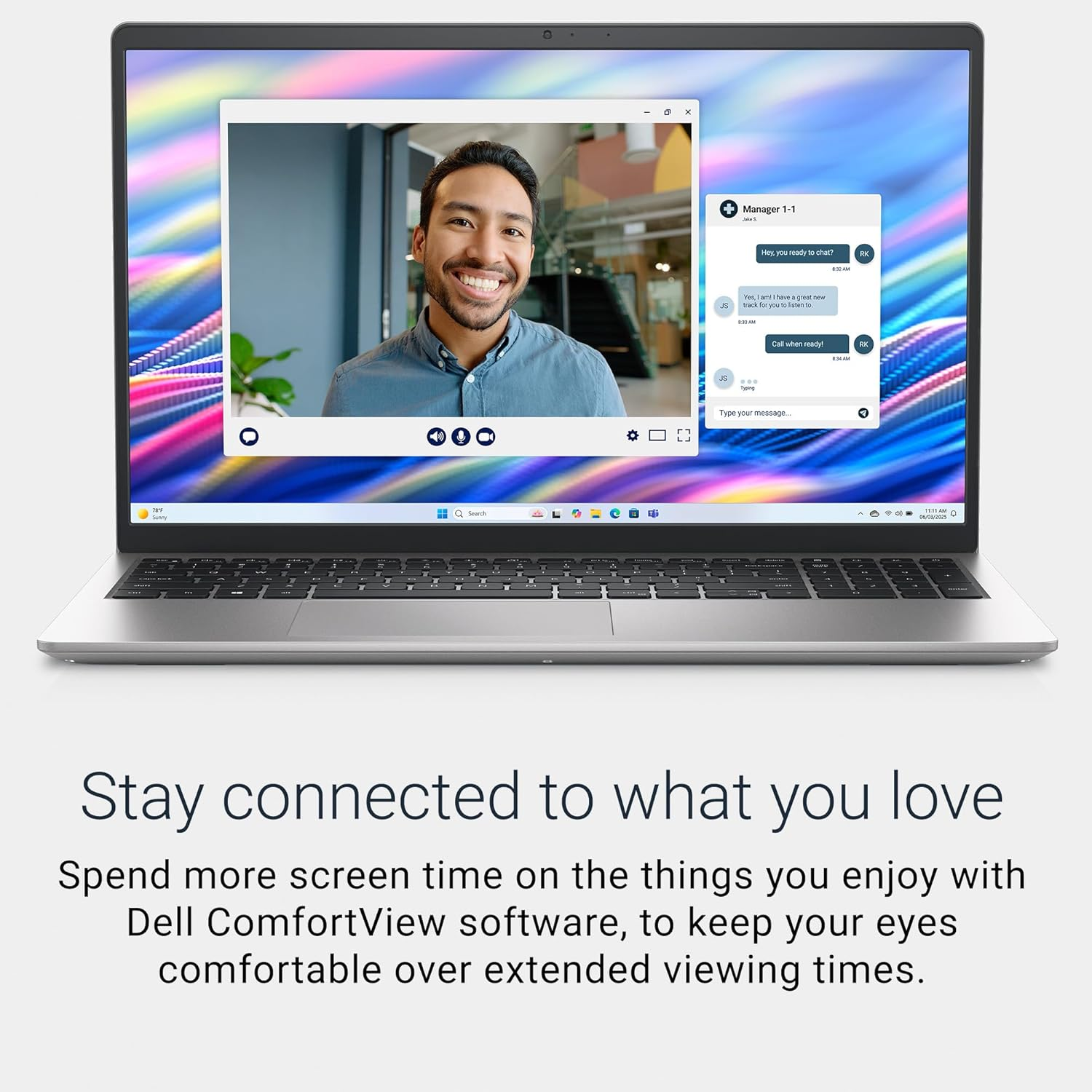 Dell 15 Laptop Dc15250-15.6-Inch FHD+ 120Hz Display, 13Th Gen Intel Core I5-1334U, 16GB RAM, 512GB SSD, Intel UHD Graphics, Windows 11 Home, 1 Year Basic Onsite Service - Platinum Silver image number 6