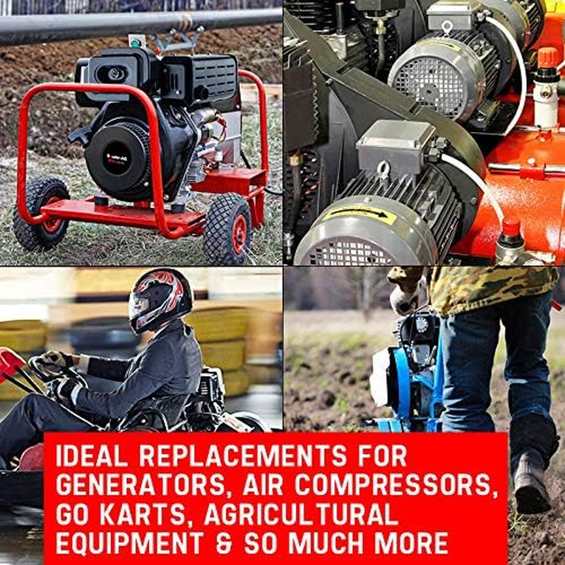 BAUMR-AG 10HP Diesel Stationary Engine Electric Start OHV Replacement Motor 460Cc Displacement 4-Stroke Stationary Engine, Low Oil Shutdown, RX460E image number 3