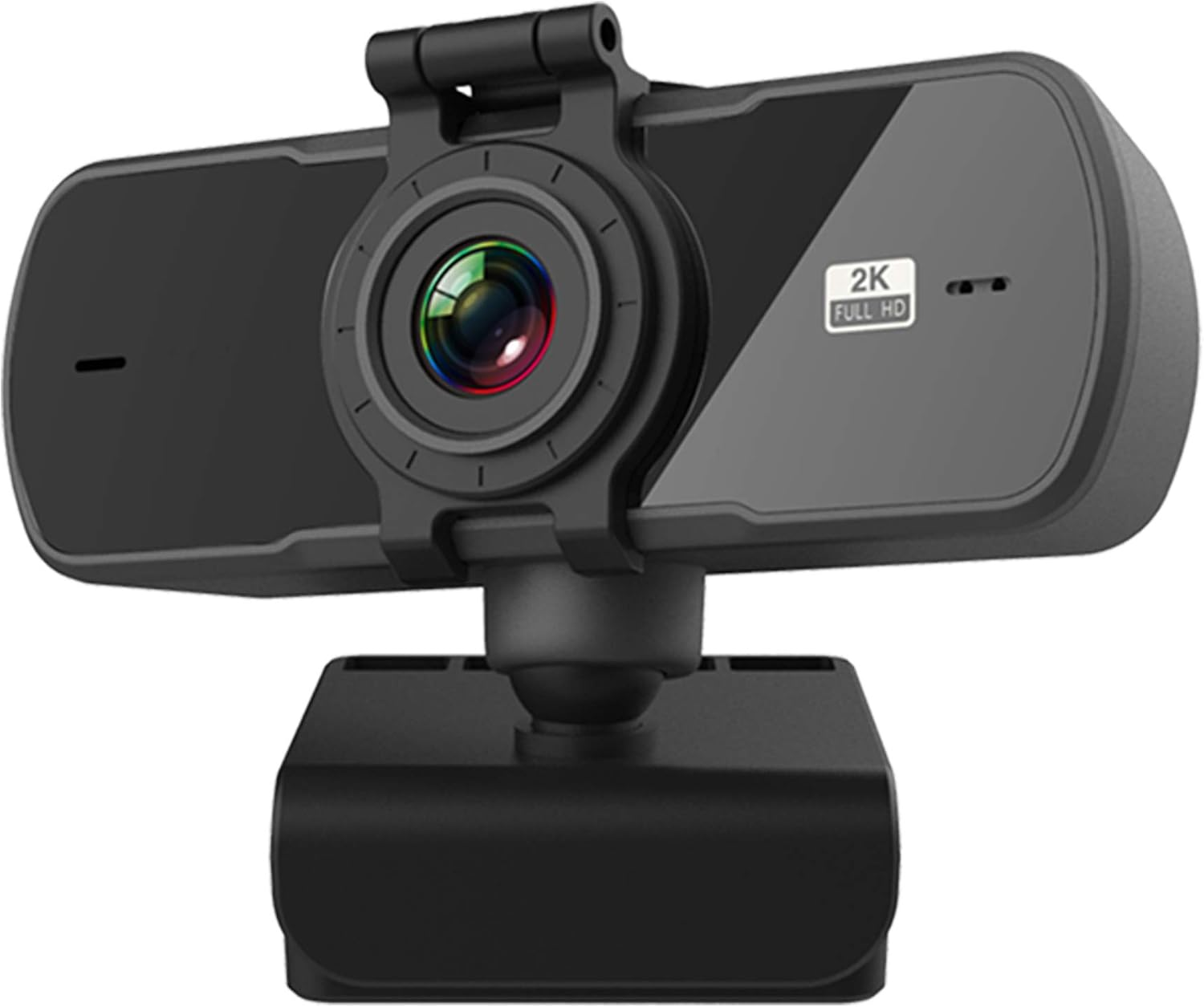 2K Full HD Webcam 1080P 1440P, Live Streaming Web Camera with Stereo Microphone, Desktop or Laptop USB Webcam 360 Rotating, HD Webcam for Video Calling, Recording, Conferencing, Streaming, Gaming (PC05) image number 6