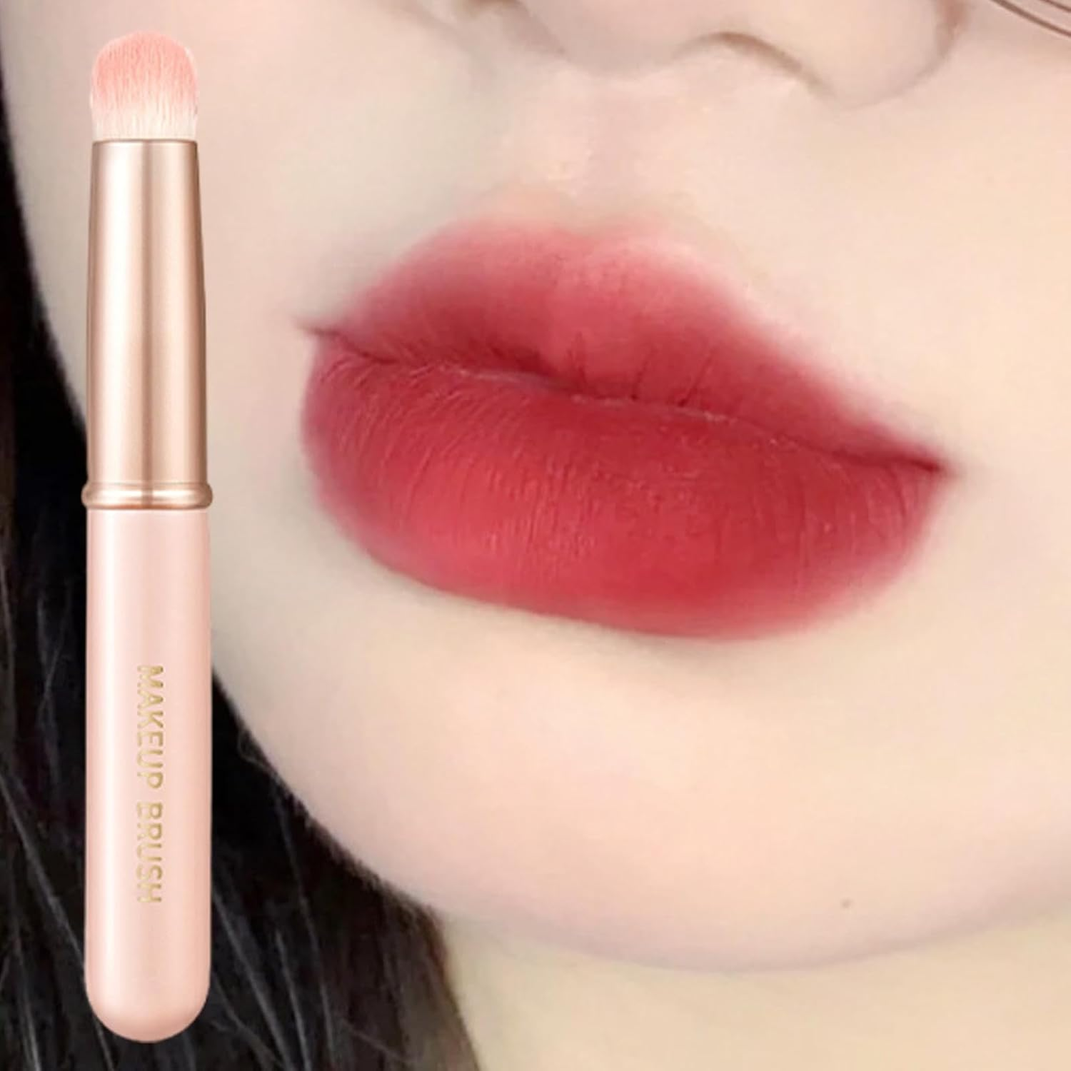 Lip Brush Concealer Brushes | Lipstick Concealer Brushes - Lipstick Applicator Brushes, Multi-Functional Lip Smudger Brush, Lip Makeup Tool for Beginners Borato image number 4