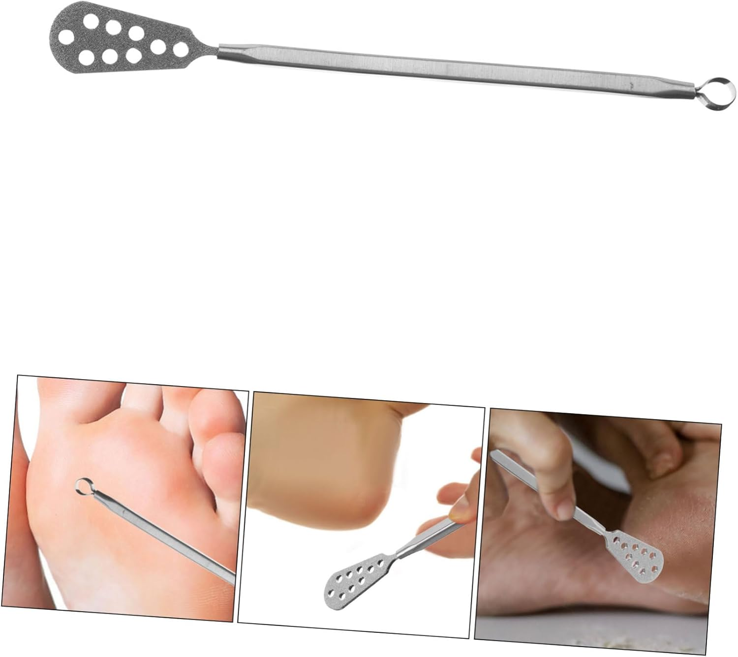 Healeved Manual Foot Rubbing Tool Heel Foot File Callus Remover Dead Skin Exfoliator image number 4