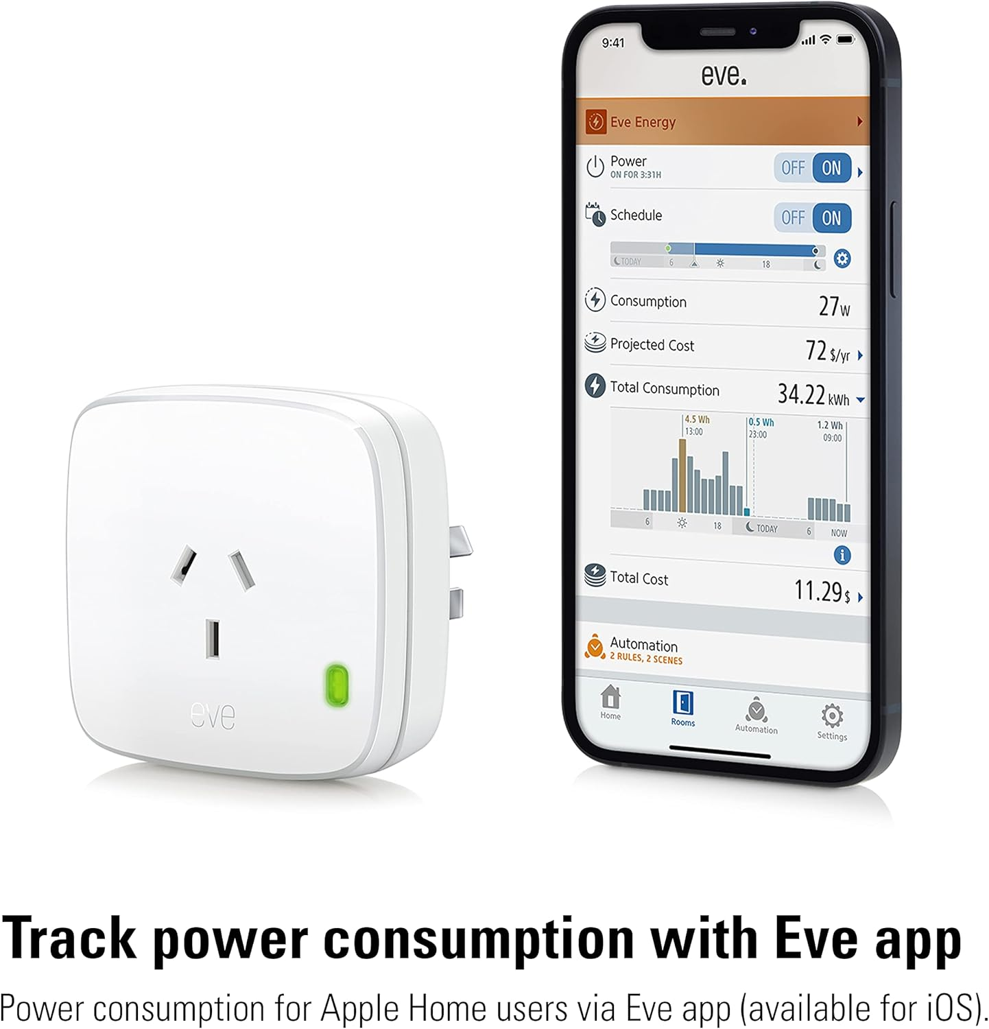 Smart Lighting Set - Eve Energy (Matter) & Eve Motion (Matter) - Requires Thread Border Router image number 5