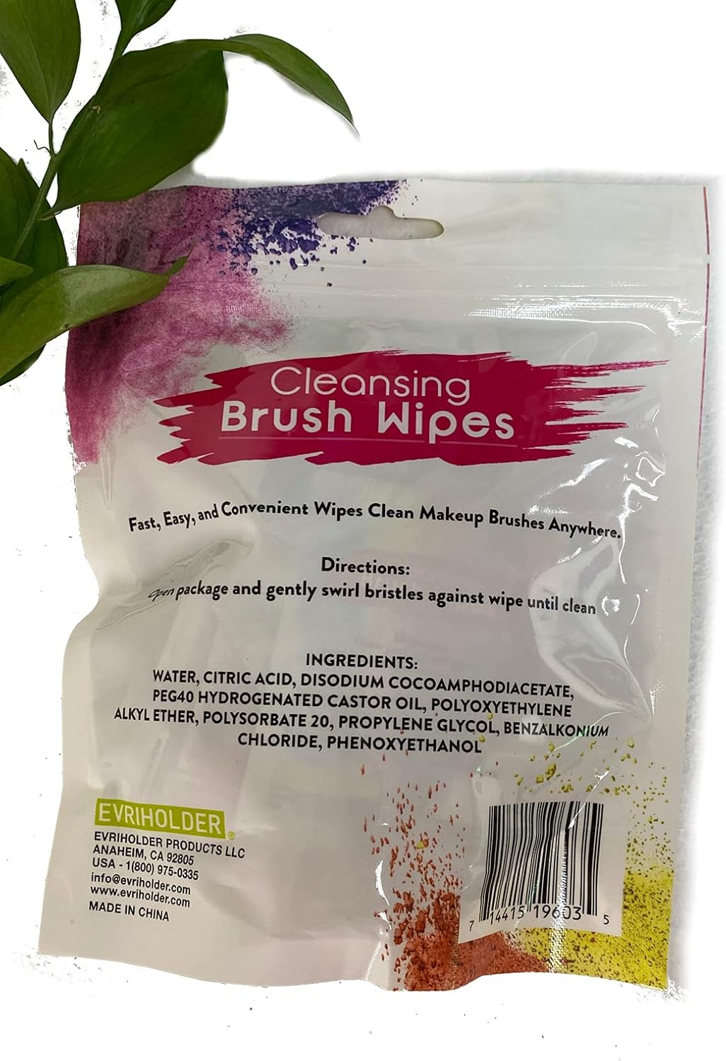 48 Individually Wrapped Makeup Brush Cleansing Cloths - Quick & Convenient Brush Cleaner Wipe- for Make up Artists Cosmetology Students Make up Tutorial on the GO, Travel TSA Approved image number 6