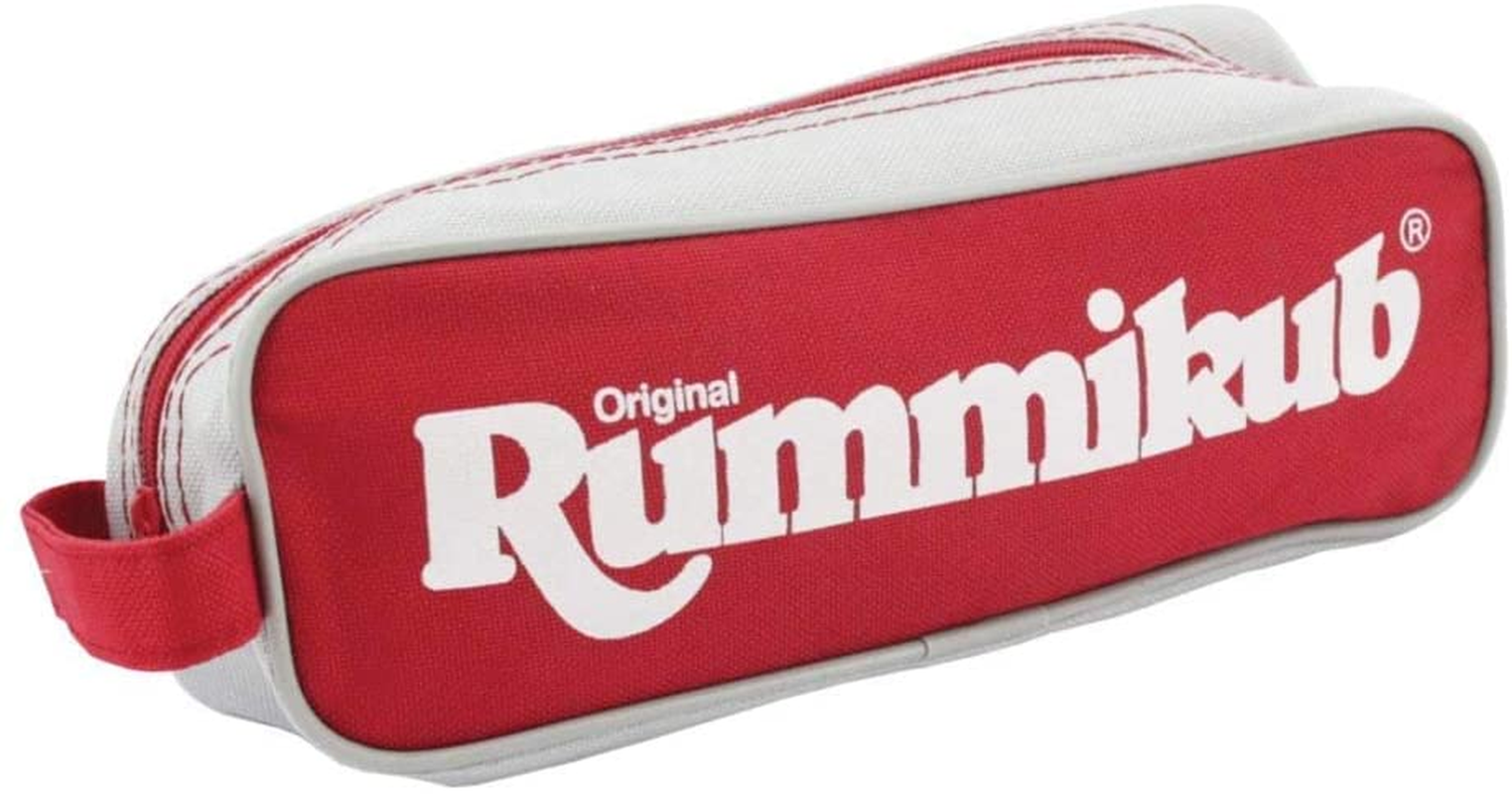 Pressman Amazon Exclusive Rummikub - the Complete Original Game with Full-Size Racks and Tiles in a Durable Canvas Storage Travel Case By image number 3