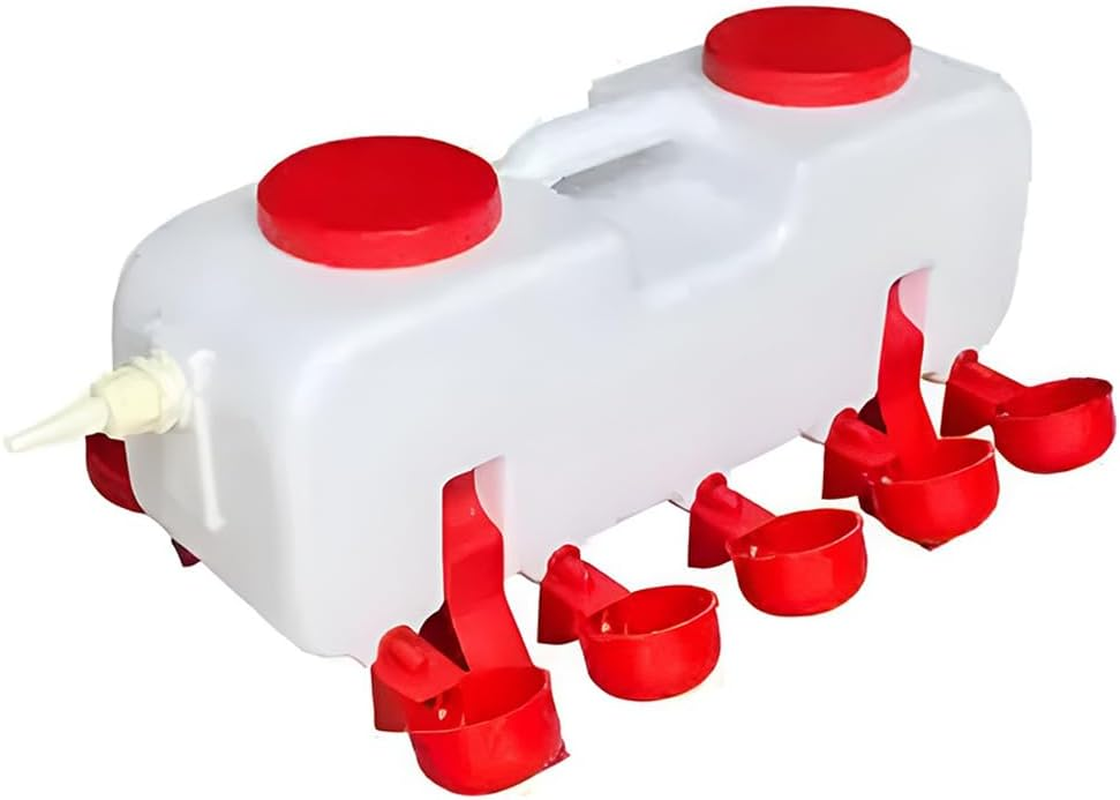 10L Automatic Chicken Drinker,Pet Waterer,Automatic Water Bowls,Standing Ducks Drinker,For Chicken,Duck,Goose,Easy Clean Plastic Feeding and Watering Feeder image number 4